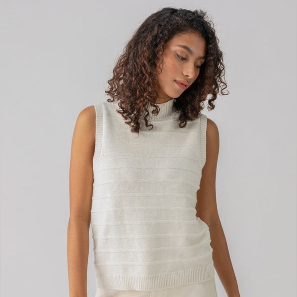 NWT Sanctuary Life Is Easy Mock Neck Sweater